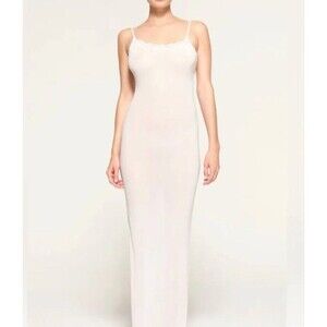 NWT Rare SKIMS Marble Mesh Bridal Long Dress Size Extra Large
